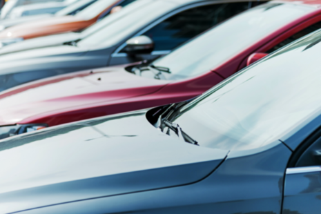 Row of cars