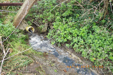 Stream pollution