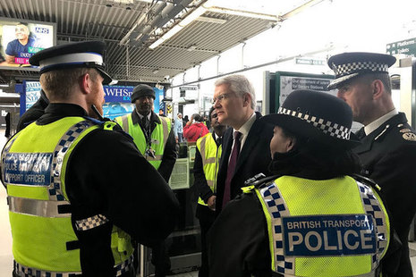 Andrew Jones at East Croydon Station