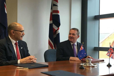 International Trade Secretary and New Zealand High Commissioner to the UK