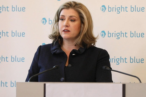 Minister for Women and Equalities Penny Mordaunt speaking at Bright Blue