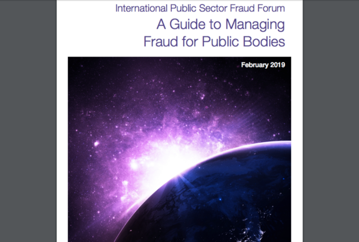 Detail from front cover of A Guide to Managing Fraud for Public Bodies