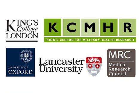 Logos, Copyright kings College London, KCMHR, University of Oxford, Lancaster University and the Medical Research Council, All rights reserved