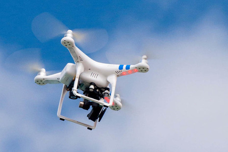 Image of drone in flight.