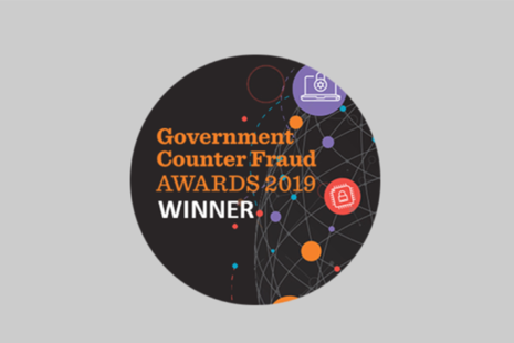 Charity Fraud Awareness Week award winner badge