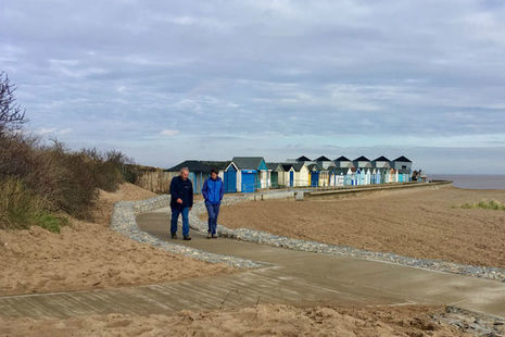 New boardwalk at Chapel Point