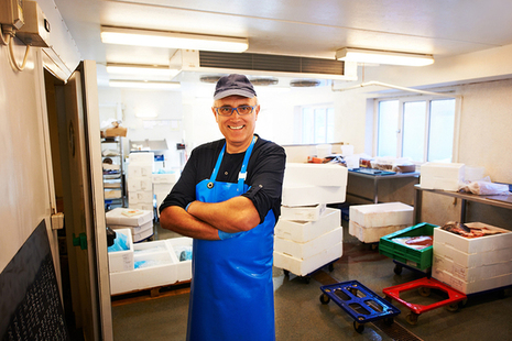 Fish monger