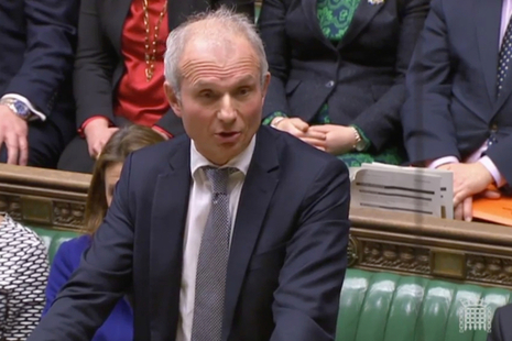 CDL delivering a statement at the House of Commons
