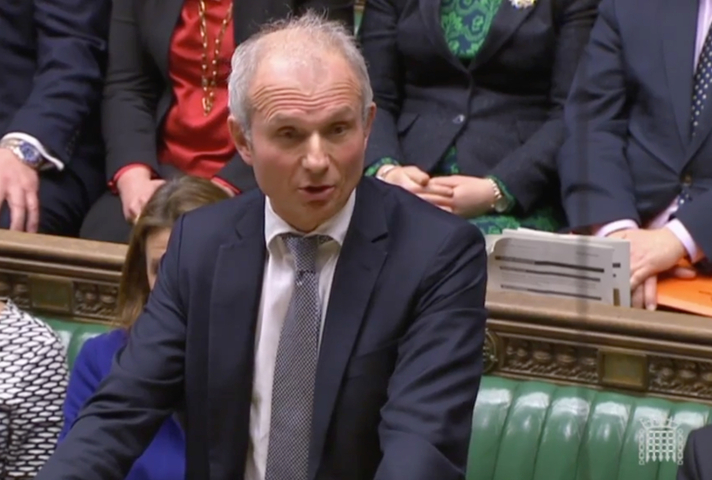 CDL delivering a statement at the House of Commons