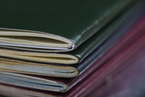 A stack of passports.