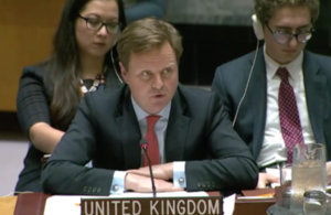 Stephen Hickey at the UN Security Council