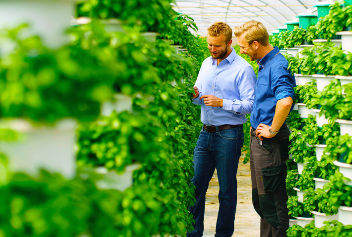 An image of Saturn Bioponics' Saturn Bioponics' Alex Fisher and Arnoud Witteveen