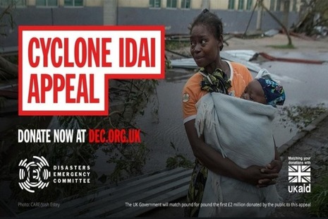 Cyclone Idai appeal poster