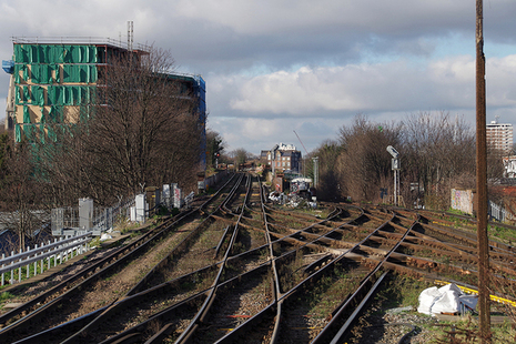 View from Lewisham station towards London (Photo by Matt Buck on Wikimedia Commons. Used under Creative Commons).