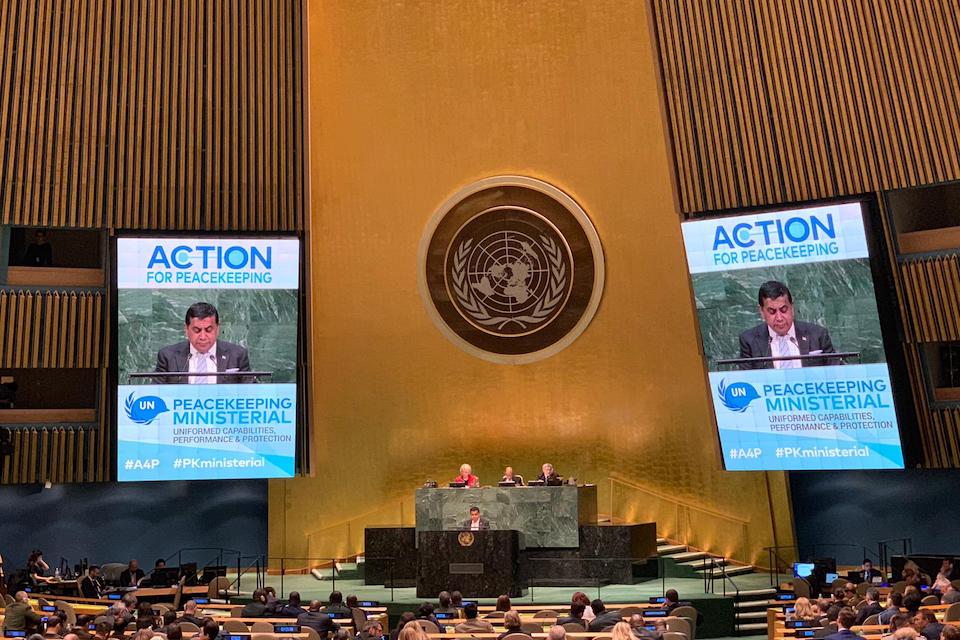 Lord Ahmad of Wimbledon at UN General Assembly