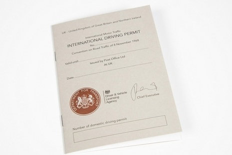 Image of international driving permit