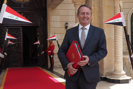 Liam Fox in Iraq