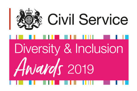 Logo of the 2019 Civil Service Diversity & Inclusion Awards