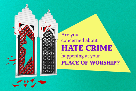 Are you concerned about hate crime happening at your place of worship?