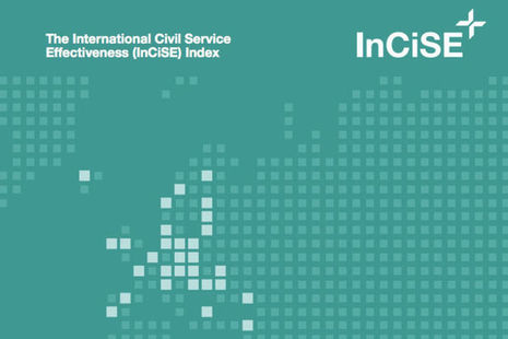 Detail from front cover of International Civil Service Effectiveness (InCiSE) Index 2019