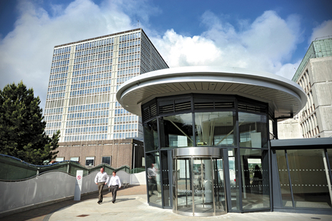 Driver and Vehicle Licensing Agency main site in Morriston, near Swansea.