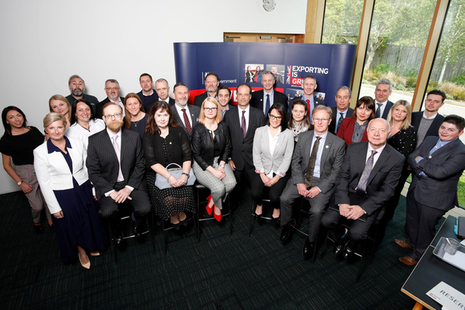 Minister Hollingbery and export champions