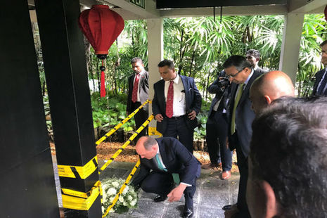 Security Minister visits Sri Lanka article
