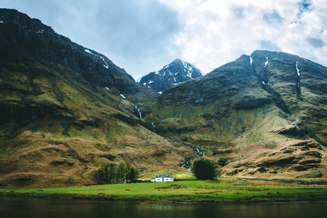 A house in the Scottish countryside