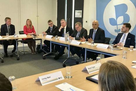 The Home Secretary meeting with Scottish businesses in Aberdeen