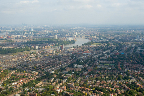 Panoramic view of London
