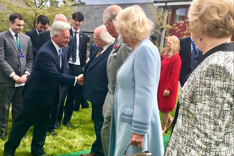 Sir Alan Duncan MP with ClarenceHouse Royals, Prince of Wales and Duchess of Cornwall in Ireland