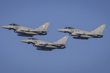 Typhoon fighter jets