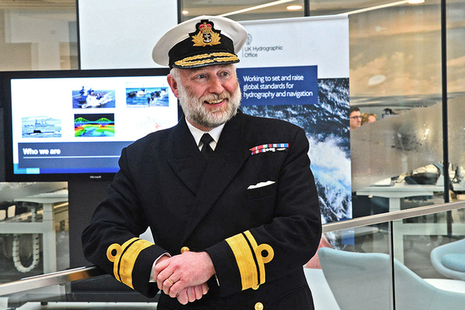UKHO Chief Executive Rear Admiral Tim Lowe CBE
