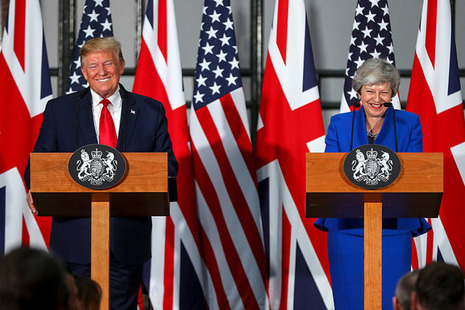 Press conference - Trump and PM