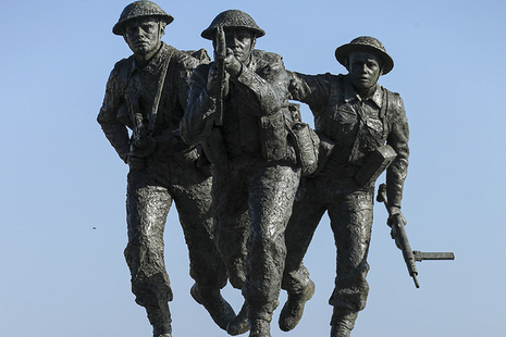 Photo of D-Day memorial in Normandy
