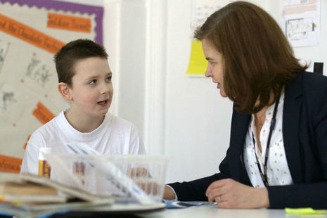 teacher and pupil