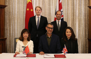 Big wins for British businesses as Vice Premier Hu Chunhua visits
