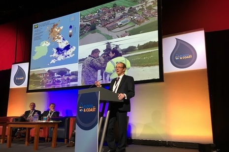 Sir James Bevan at the Flood and Coast conference