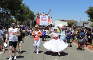 UK participating in a Pride parade