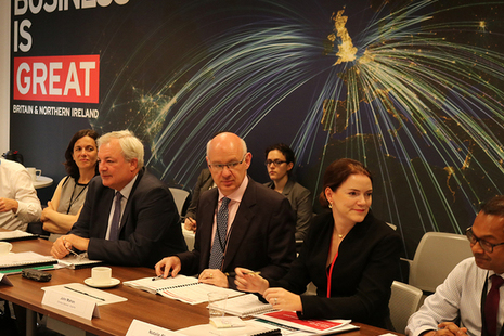 Sir Stephen O'Brien at DIT Board meeting