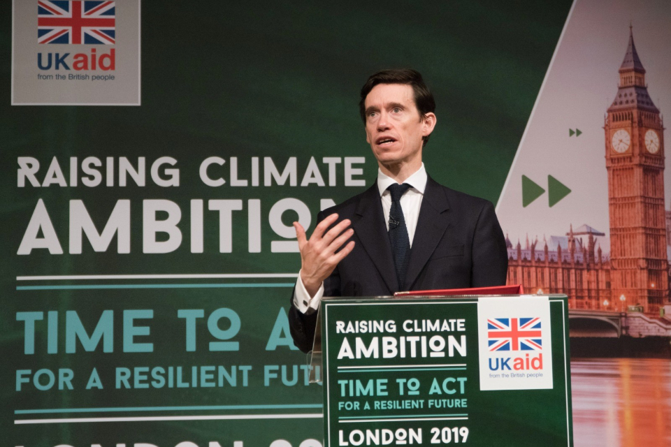 Rory Stewart speaking at the Royal Institution