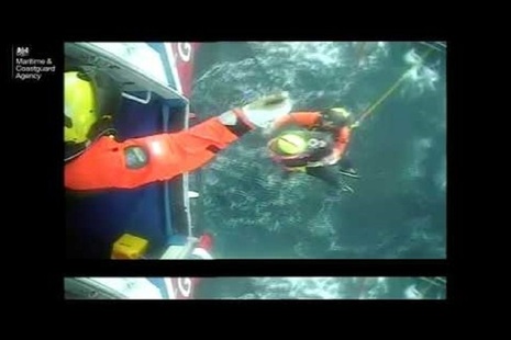 Rescued fisherman
