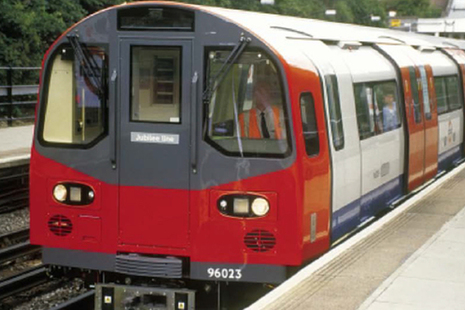 Image of Jubilee line train (not train involved in incident)