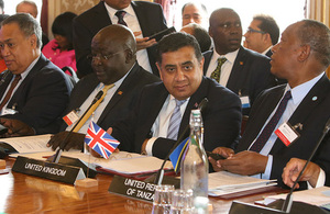 Lord Ahmad at the Commonwealth meeting on 10 July 2019