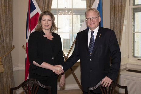 The Defence Secretary and her Swedish counterpart sign a landmark agreement on the future of air combat