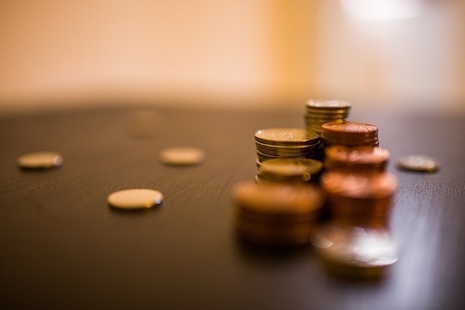 Money on a table