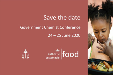 child eating food, government chemist conference announcement for 24 to 25 june 2020