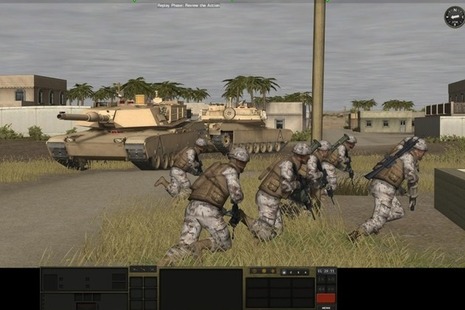 Screen shot of Combat Mission game