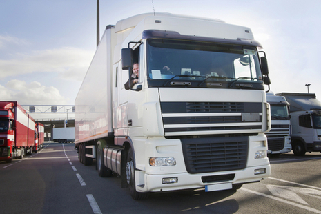 Photo of a lorry driver driving their vehicle