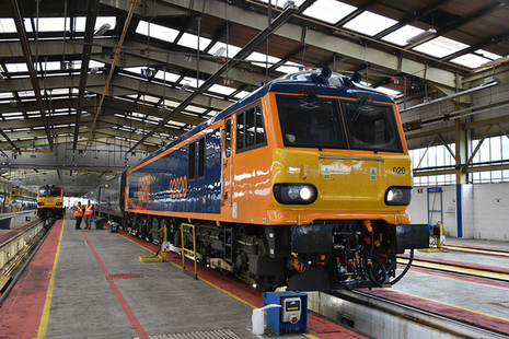 The train involved in the incident